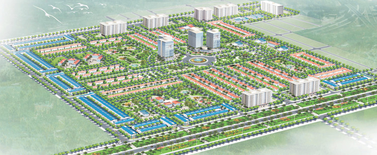 Tổng thể quy hoạch dự án Khu đô thị mới Mê Linh - Đại Thịnh 