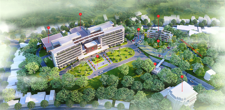 Phối cảnh công trình trụ sở Tỉnh ủy và các ban Đảng tỉnh Yên Bái