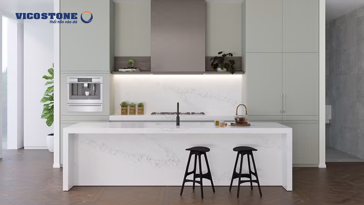 Sản phẩm đá nhân tạo của Vicostone ứng dụng trong công trình dân dụng 