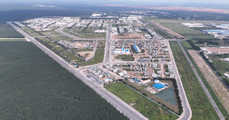 Một góc khu tái định cư Lộc An - Bình Sơn