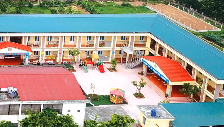 Gói thầu Xây lắp Trường mầm non Rạch Dừa có giá dự toán 46,301 tỷ đồng. Ảnh minh họa: Nhã Chi.