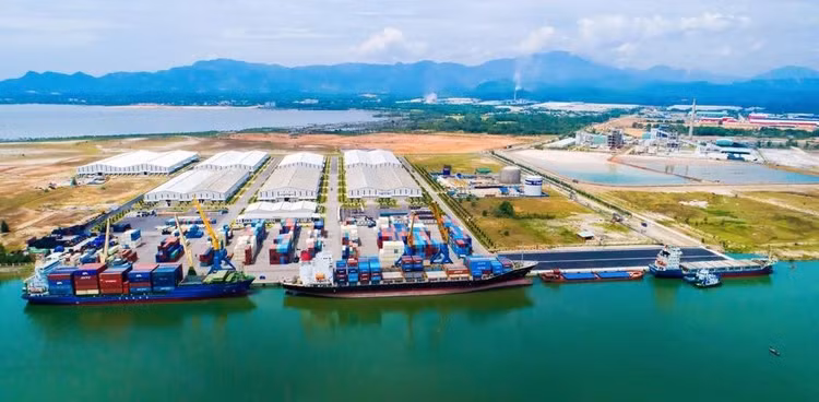 Cảng Tam Hiệp do Thaco Group đầu tư tại Khu kinh tế Chu Lai, Quảng Nam