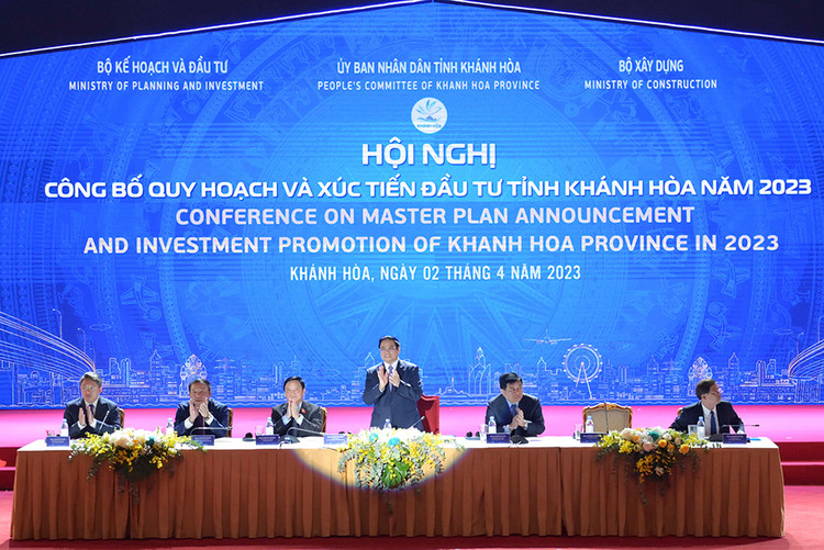 Hội nghị công bố quy hoạch và xúc tiến đầu tư tỉnh Khánh Hoà năm 2023 có sự tham dự của Thủ tướng Chính phủ Phạm Minh Chính