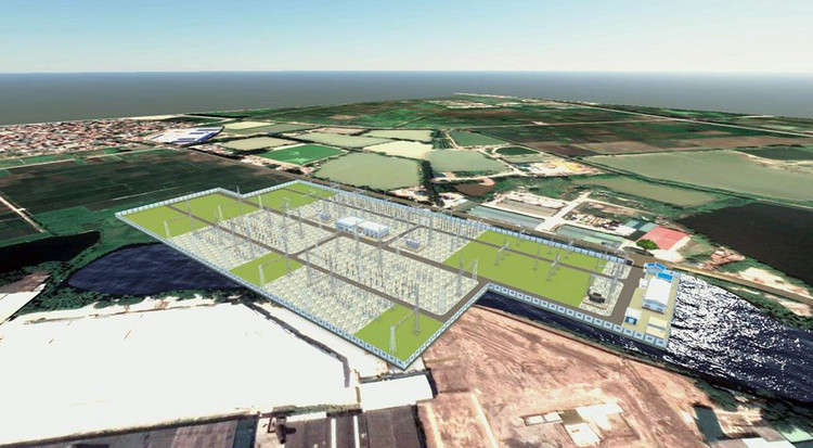 Phối cảnh Trạm biến áp 220 kV Văn Điển