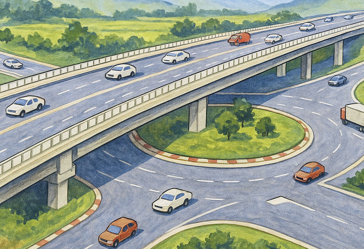 Công ty CP Xây lắp 368 trúng Gói thầu số 5-XL Thi công điều chỉnh phương án kết nối nút giao Ba Bàu - Quốc lộ 1A. Ảnh minh họa: TL