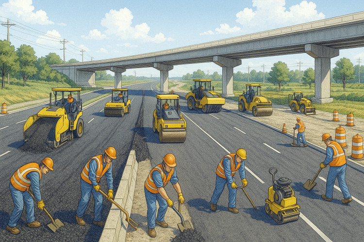 Hà Nội phê duyệt tuyến đường tỉnh lộ 429 được thiết kế 8 làn xe chạy. Ảnh minh họa: TL