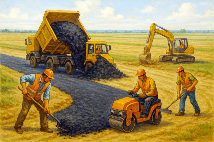 1.493 tỷ đồng xây đường song hành, đường gom phía Bắc đường Vành đai 5. Ảnh minh họa: TL