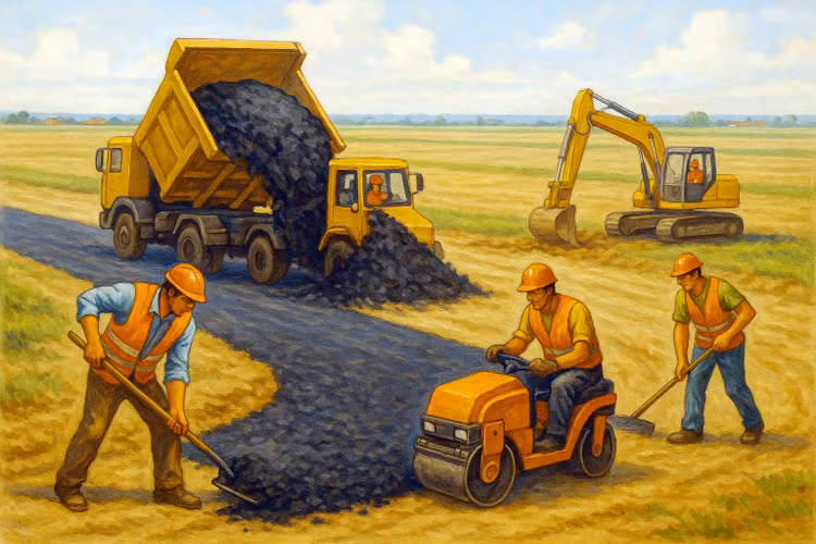 1.493 tỷ đồng xây đường song hành, đường gom phía Bắc đường Vành đai 5. Ảnh minh họa: TL
