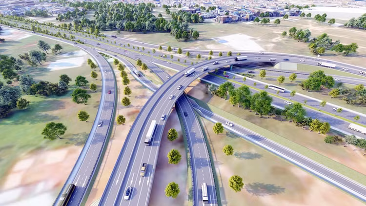 Phối cảnh nút giao Bình Chuẩn