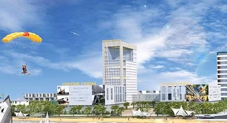 Dự án Khu dân cư Thanh Hoàng của Phú Gia Thịnh (phối cảnh nhìn từ biển Nam Ô, Liên Chiểu)