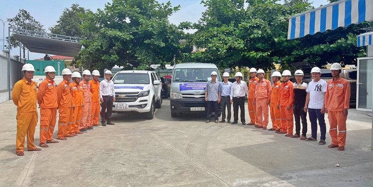 Kỹ sư, công nhân ngành điện tại Đà Nẵng lên đường tiếp sức thi công đường dây 500 kV Quảng Trạch-Phố Nối