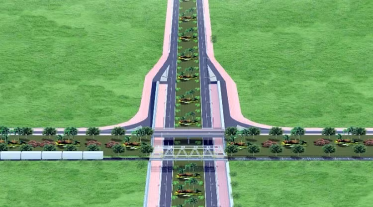 Phối cảnh tuyến đường Vành đai 1 thành phố Long Khánh.