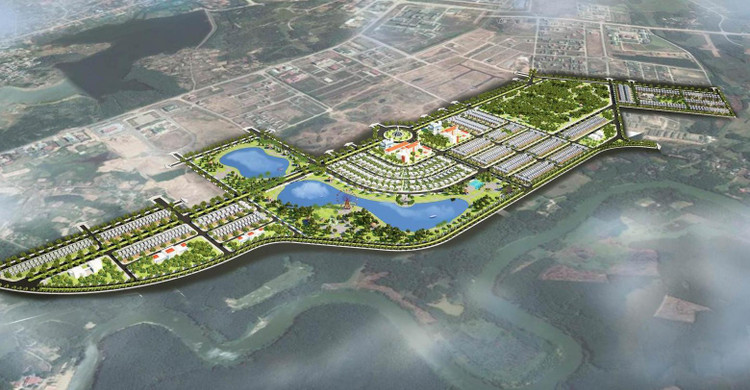 Phối cảnh tổng thể Khu đô thị Nam Đông Hà