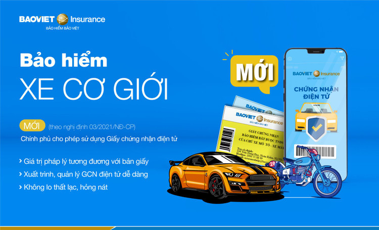 Không lo rách rời, chẳng lo thất lạc vì từ nay đã có chứng nhận bảo hiểm điện tử