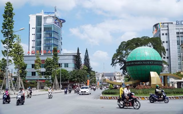 Một góc thành phố Sóc Trăng