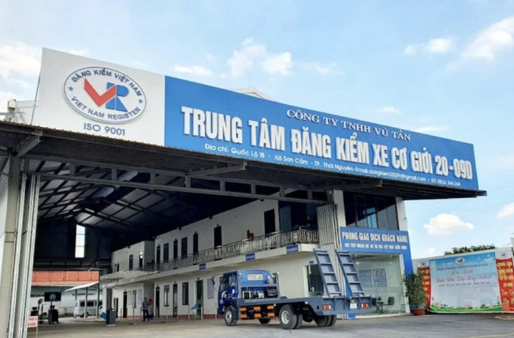 Trung tâm Đăng kiểm xe cơ giới 20-09D. Ảnh: CAND