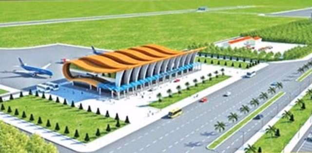 Phối cảnh Cảng hàng không Phan Thiết