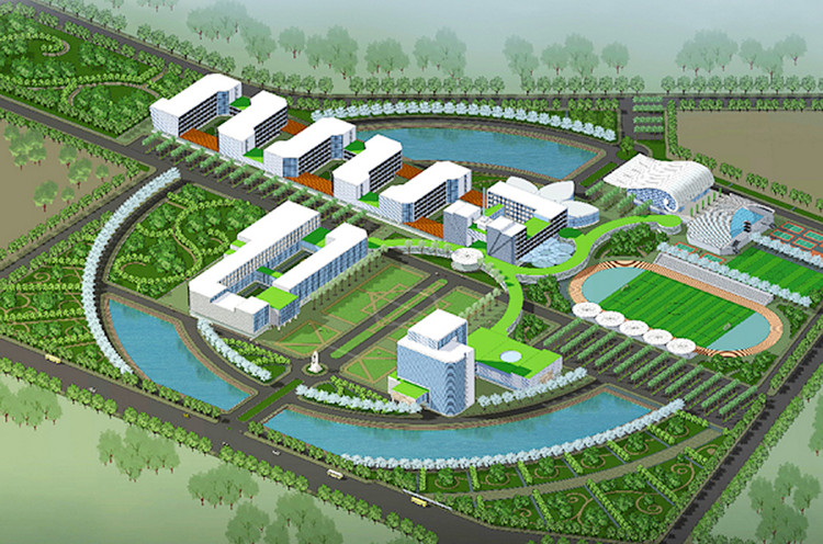 Phối cảnh Dự án Trường Đại học Luật Hà Nội - cơ sở 2