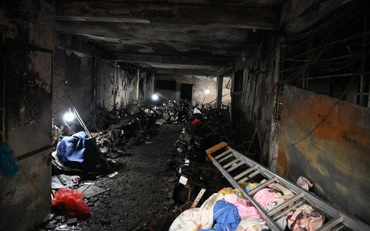 Hiện trường vụ cháy