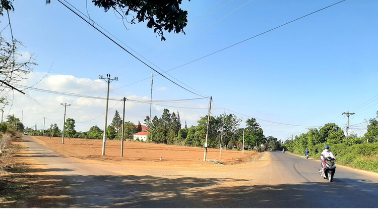 Khu đất ông Trần Xuân Hùng phân lô, tách thửa ở huyện Đak Đoa, tỉnh Gia Lai