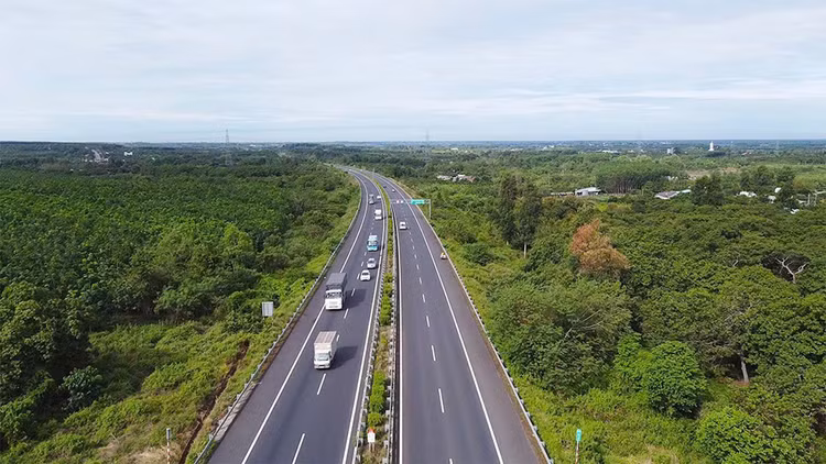 Một đoạn tuyến cao tốc TP.HCM - Long Thành