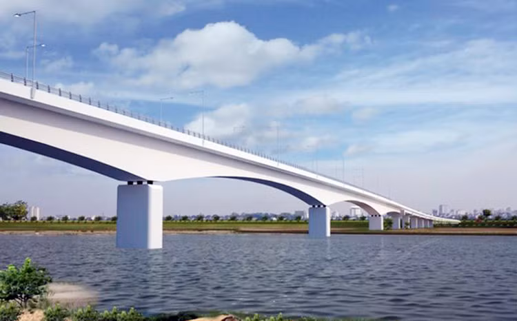Gói thầu số 14 Xây dựng cầu Kênh Vàng và đoạn tuyến từ điểm đầu dự án Km0+00 đến Km6+625,44 vừa được mở thầu qua mạng. 