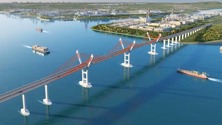 Hình ảnh cầu Bến Rừng sau khi thi công.