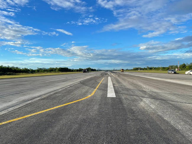 Sân bay Vinh mở cửa trở lại sau sự cố nứt đường băng. Ảnh: ACV 