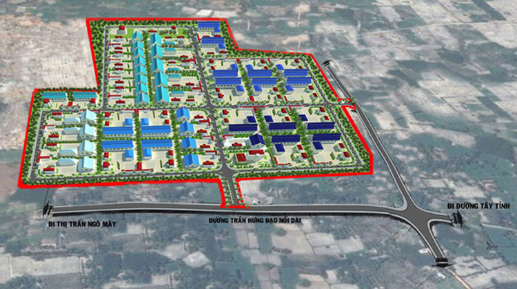 Ảnh quy hoạch cụm công nghiệp Cát Hiệp