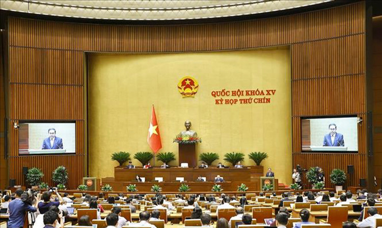 Chủ tịch Quốc hội Trần Thanh Mẫn chủ trì và điều hành phiên chất vấn và trả lời chất vấn của các đại biểu Quốc hội.