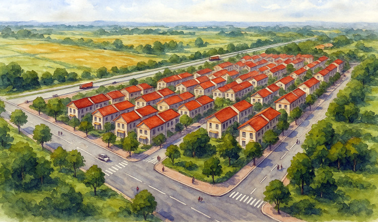 Hải Dương chấp thuận đầu tư dự án nhà ở xã hội 550 tỷ đồng tại Cẩm Giàng. Ảnh: TL