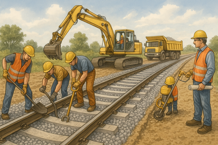 Khởi công đường sắt Lào Cai - Hà Nội - Hải Phòng ngày 19/12. Ảnh minh họa: TL