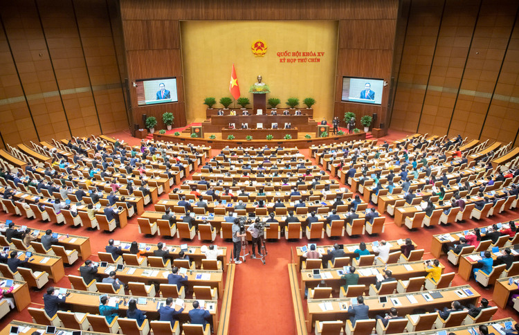 Quốc hội khoá XV khai mạc trọng thể Kỳ họp thứ 9 tại Hội trường Diên Hồng, Nhà Quốc hội