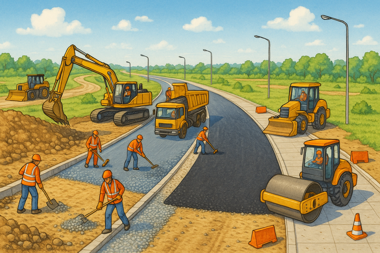 2 nhà thầu cạnh tranh làm đường Đông - Tây I hơn 630 tỷ đồng. Ảnh minh họa; TL