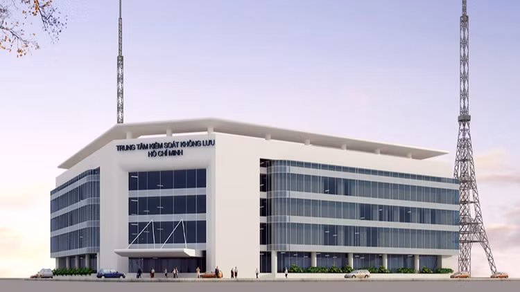 Thiết kế Trung tâm kiểm soát không lưu TP.HCM của Tổng công ty Quản lý bay Việt Nam.