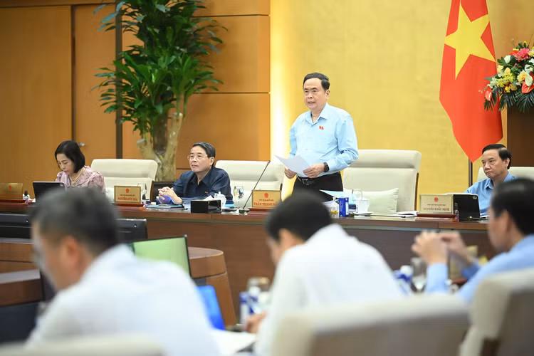 Chủ tịch Quốc hội Trần Thanh Mẫn phát biểu khai mạc Phiên họp