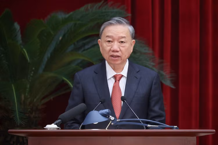 Tổng Bí thư, Chủ tịch nước Tô Lâm phát biểu khai mạc hội nghị - Ảnh VGP