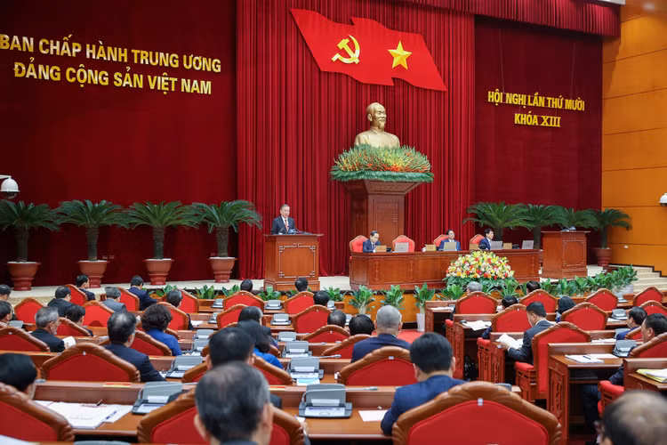 Hội nghị Trung ương 10 sẽ thảo luận, cho ý kiến về 10 nội dung thuộc 2 nhóm vấn đề chiến lược và một số việc cụ thể - Ảnh: VGP