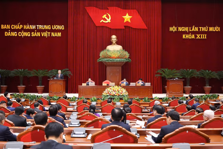 Phiên khai mạc Hội nghị Trung ương 10 khóa XIII, sáng 18/9