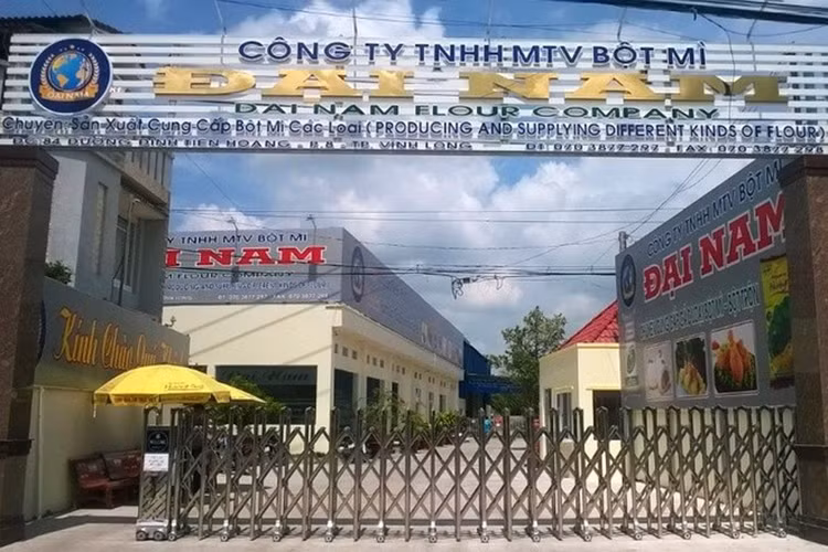 Nhà máy sản xuất của Bột mì Đại Nam tại Vĩnh Long