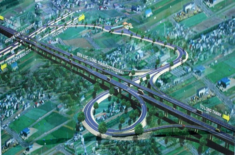 Phối cảnh cao tốc Bến Lức - Long Thành