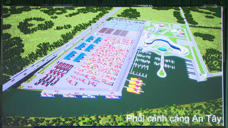 Phối cảnh Dự án Cảng tổng hợp An Tây 