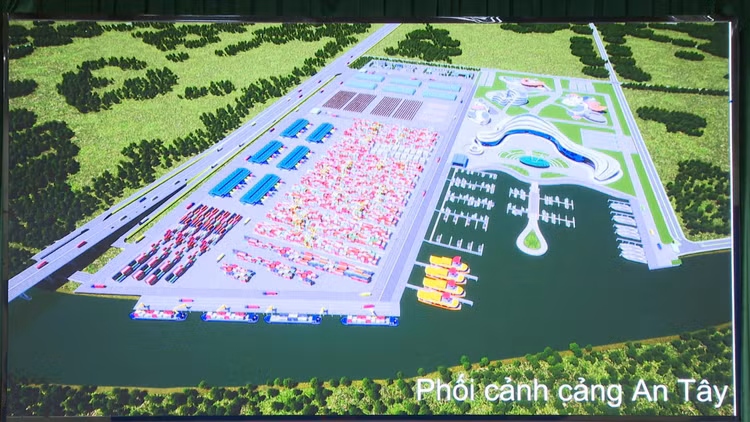 Phối cảnh Dự án Cảng tổng hợp An Tây 