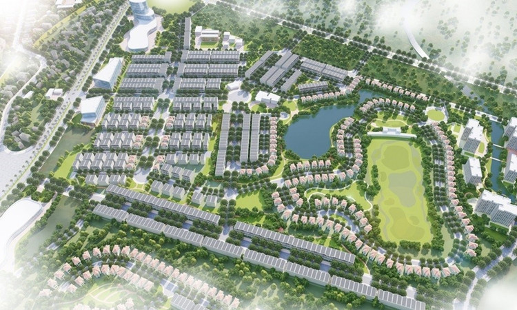 Phối cảnh quy hoạch Khu đô thị Green Garden.