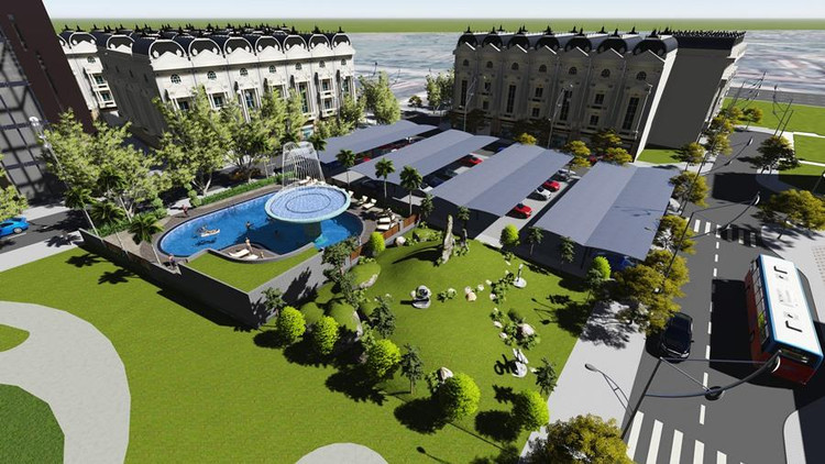 Dự án Đầu tư xây dựng tổ hợp khu dịch vụ thương mại và nhà phố trên địa bàn thị trấn Như Quỳnh có diện tích đất khoảng 3,6 ha. Ảnh chỉ mang tính minh họa. Nguồn Internet