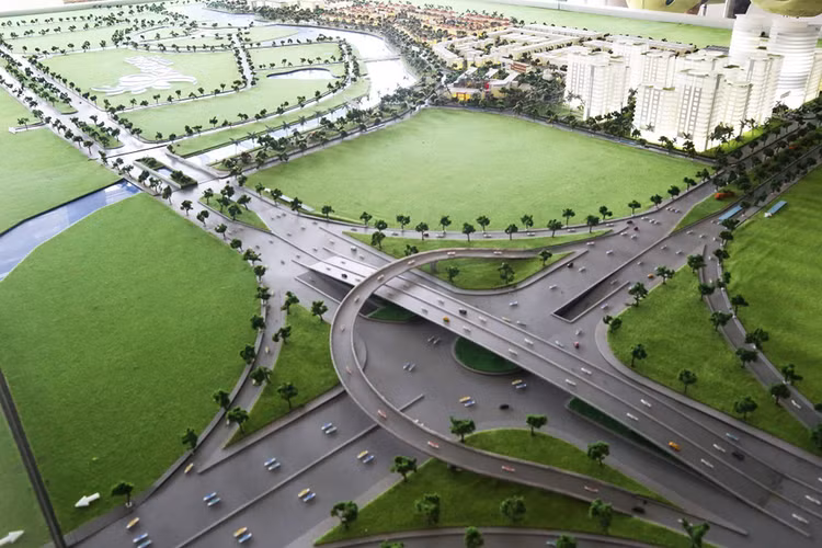 Phối cảnh nút giao thông Mỹ Thủy