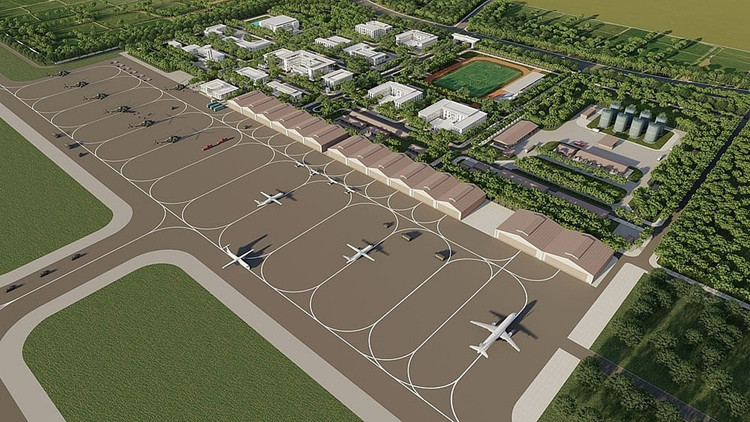 Phối cảnh Cảng hàng không quốc tế Gia Bình