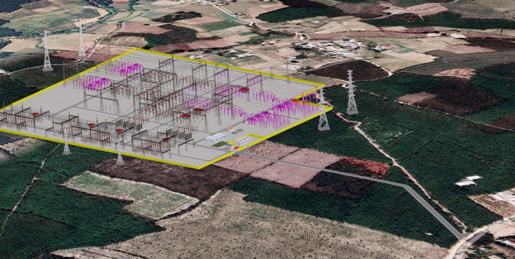 Phối cảnh TBA 500kV Bình Định