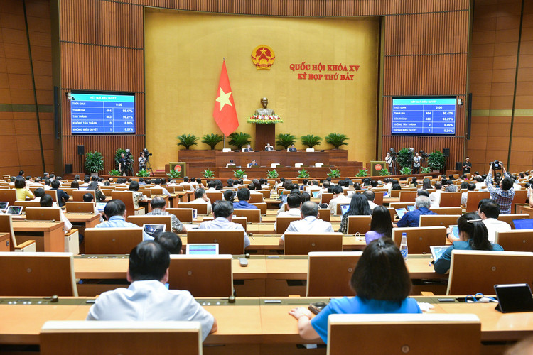 Quốc hội biểu quyết thông qua Luật sửa đổi, bổ sung một số điều của Luật Cảnh vệ.