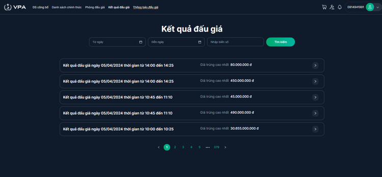 Biển số 30K-999.99 được trả giá 30,655 tỷ đồng.